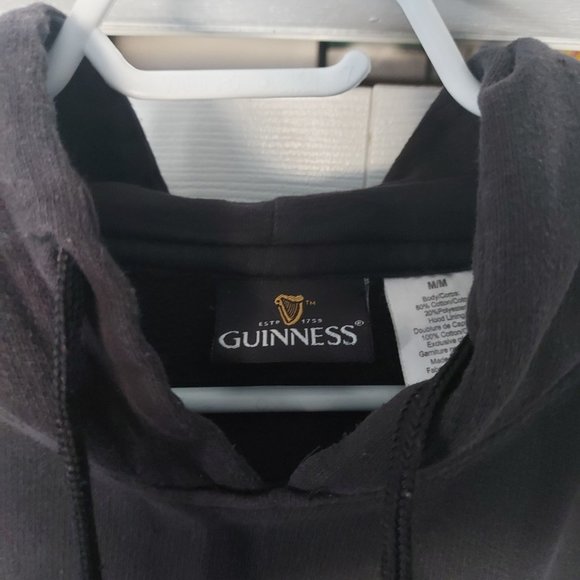 Vintage Unisex Guinness Hoodie with Flaws - Picture 11 of 13